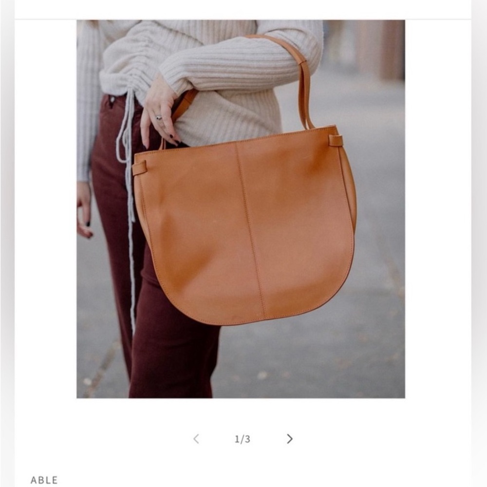 Able Chestnut Leather Accessory - image 1